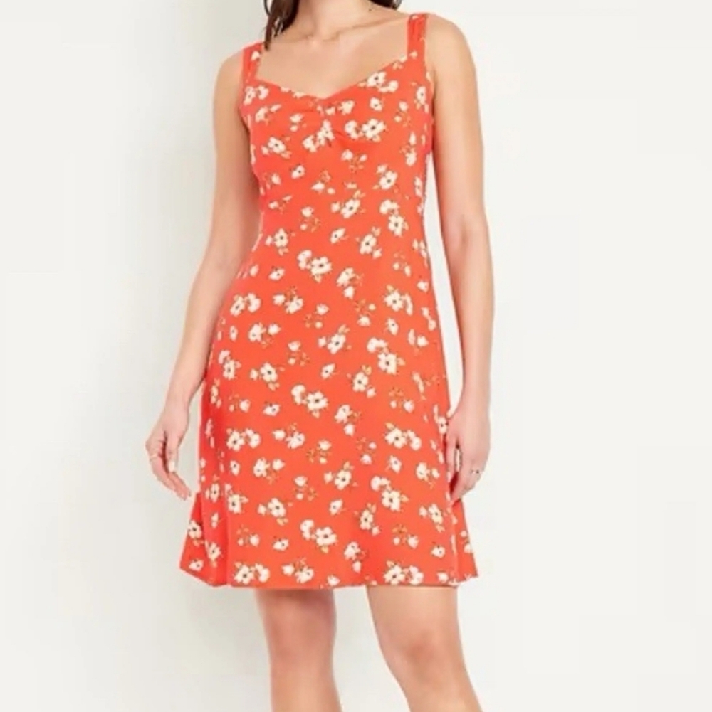 NWT Fit & Flare Crepe Mini Dress 3X Old Navy